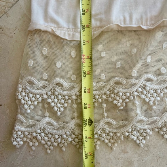 FASHIONOMICS CREAM COLOR CAMI EXTENDER WITH LACE DETAILING SIZE 2XL - Picture 10 of 12